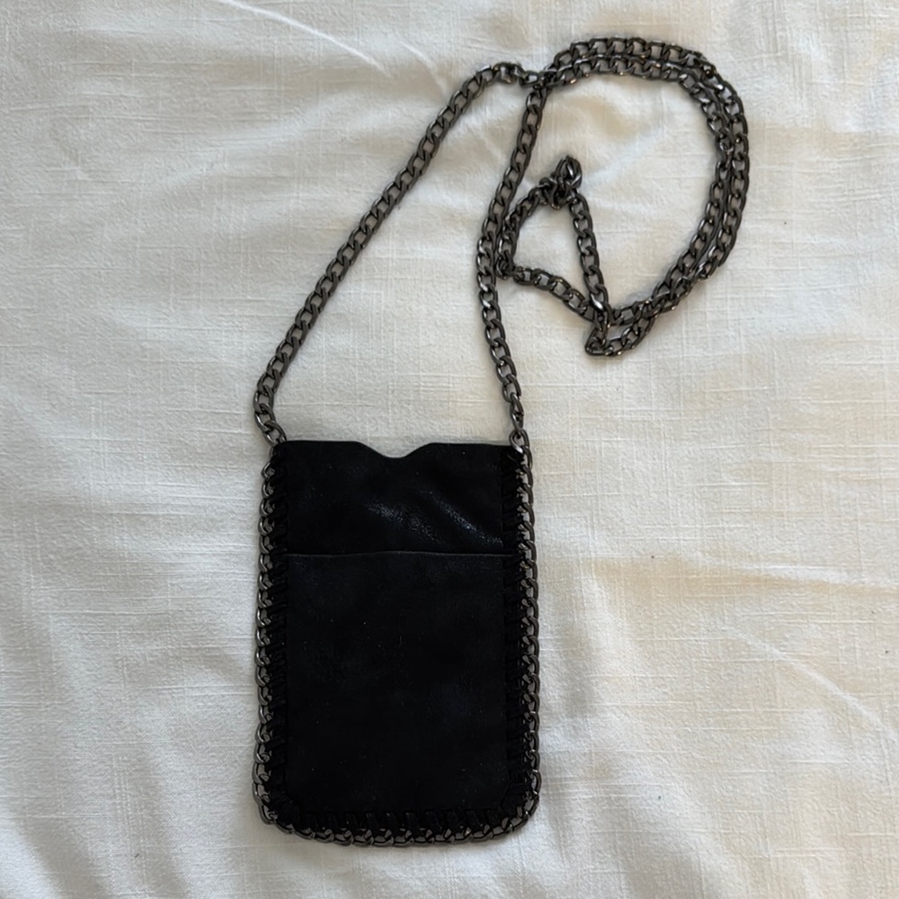 Black Chain Strap Bag